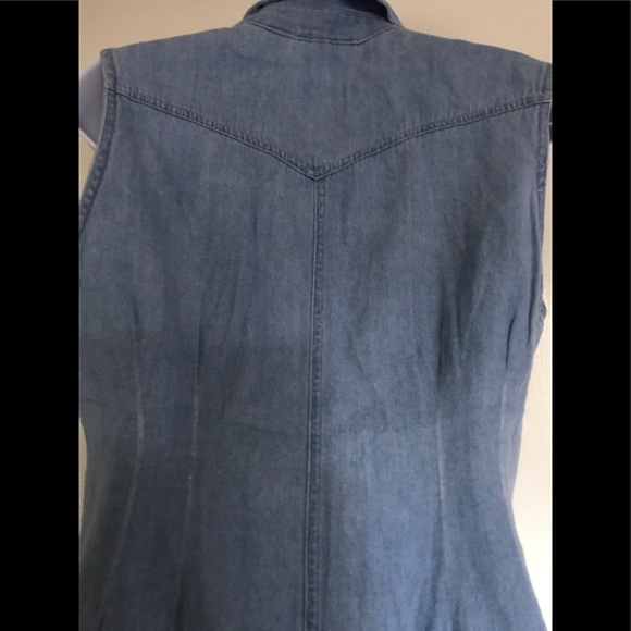 Vintage IGNITE BASICS , size M , jeans blue Vest - Picture 12 of 14